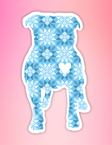 Dog Sticker Winter