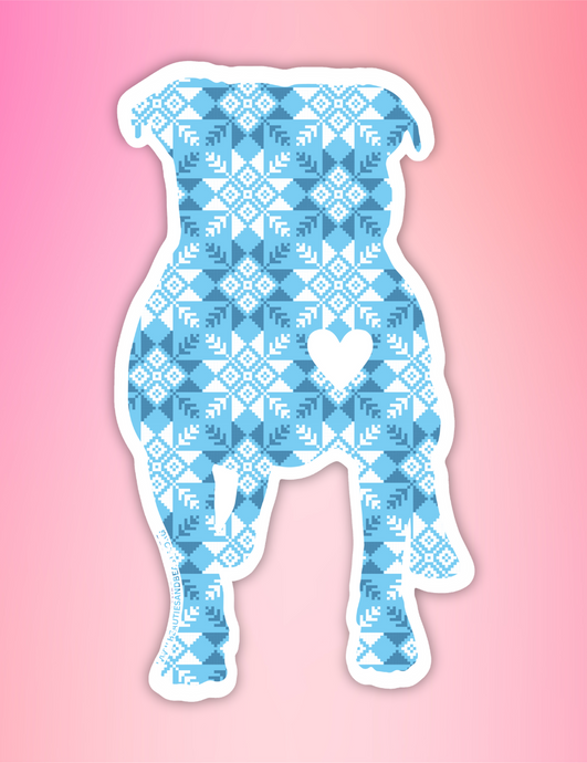 Dog Sticker Winter