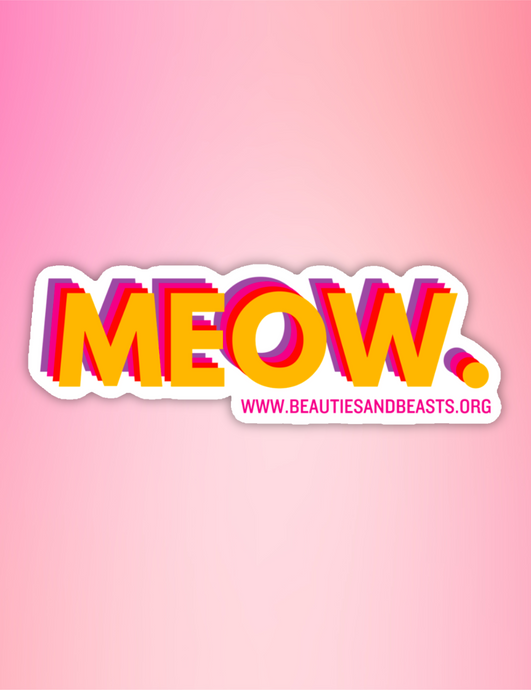 Meow Sticker
