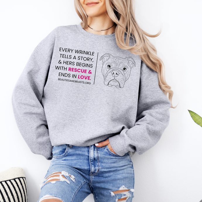 “Every Wrinkle Tells a Story” Margarita Tribute Crewneck
