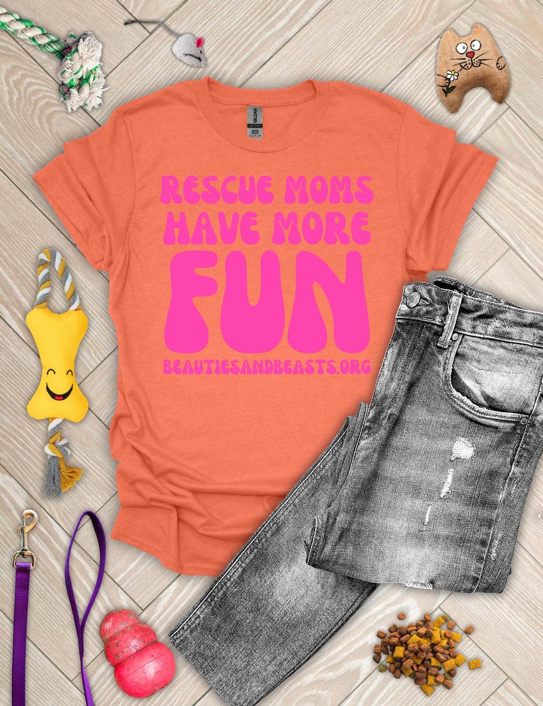 Rescue Moms Have More Fun T-Shirt