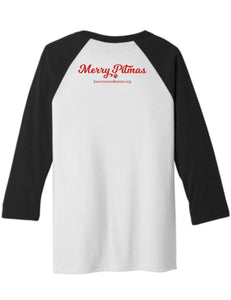 Merry Pitmas 3/4 Sleeve T-Shirt